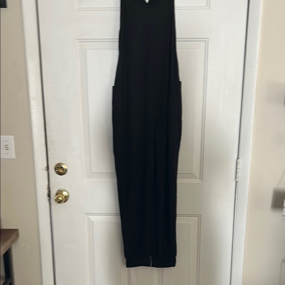 Black Sleeveless Jumpsuit